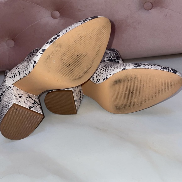 Steve Madden Snake Print Booties - Picture 4 of 4